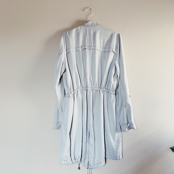 Anthropologie Sunday Anorak Jacket Cream Tan L - Picture 5 of 7